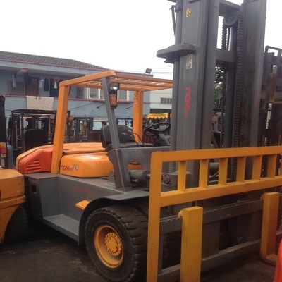 7吨TCM二手进口柴油叉车 大吨位搬运的可靠伙伴