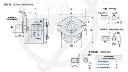 供应优质CBF-F6*-AF*系列齿轮泵，助力叉车农机液压系统高效运行